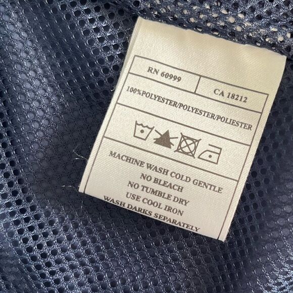 Washington Nationals Lightweight Full Zip Jacket Women’s Large Navy Blue - Picture 13 of 16